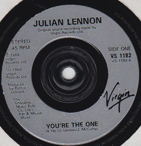Julian Lennon : You're The One (7", Single)