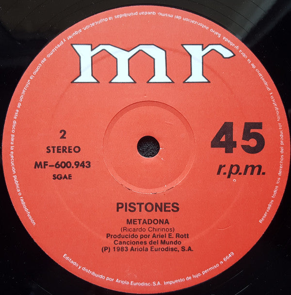 Pistones : El Pistolero (12", Maxi)