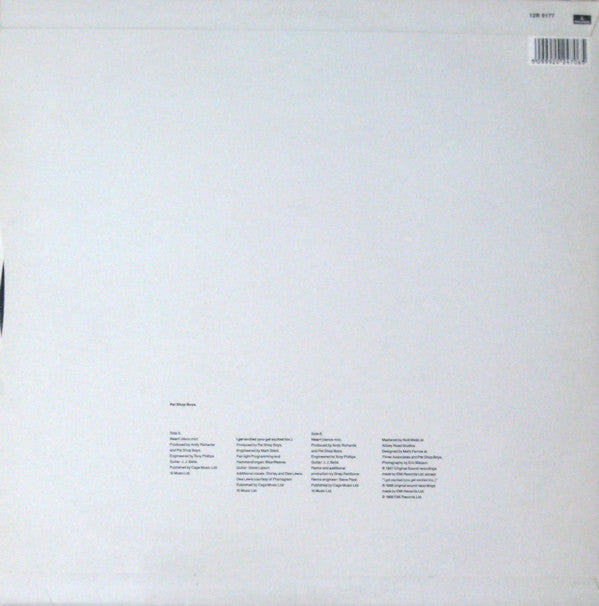 Pet Shop Boys : Heart (12", Single, Chr)