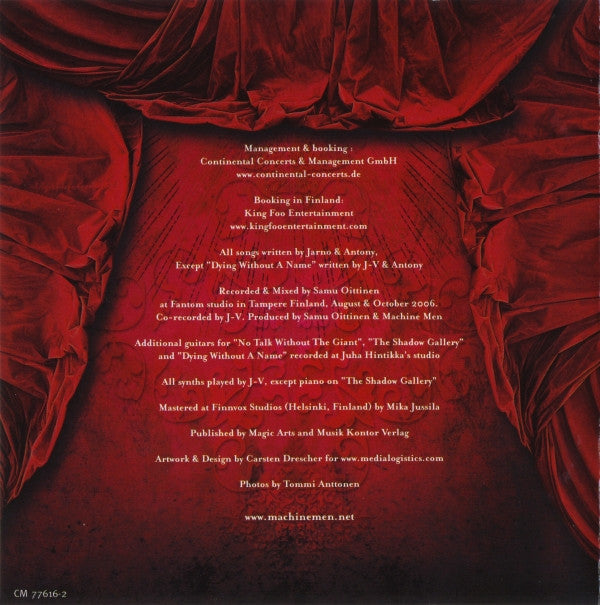 Machine Men : Circus Of Fools (CD, Album)