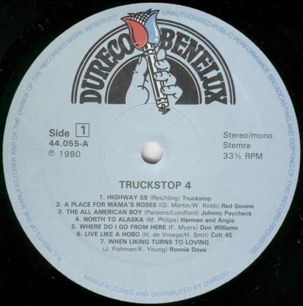 Various : Truck Stop 4 - Truckdriver Songs (LP, Comp)