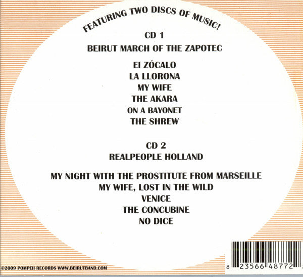 Beirut / Realpeople : March Of The Zapotec / Holland (2xCD, EP, Dig)