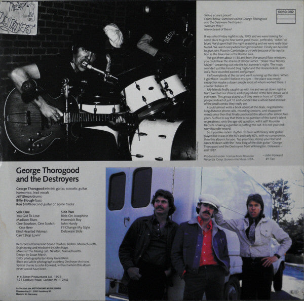 George Thorogood And The Destroyers* : George Thorogood And The Destroyers (LP, Album)