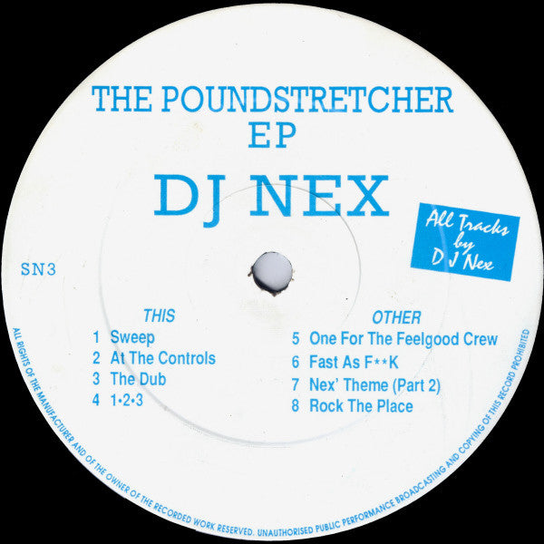 DJ Nex : The Poundstretcher EP (12", EP)