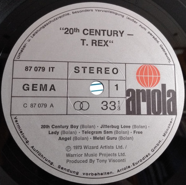 T. Rex : 20th Century (LP, Comp, Gat)