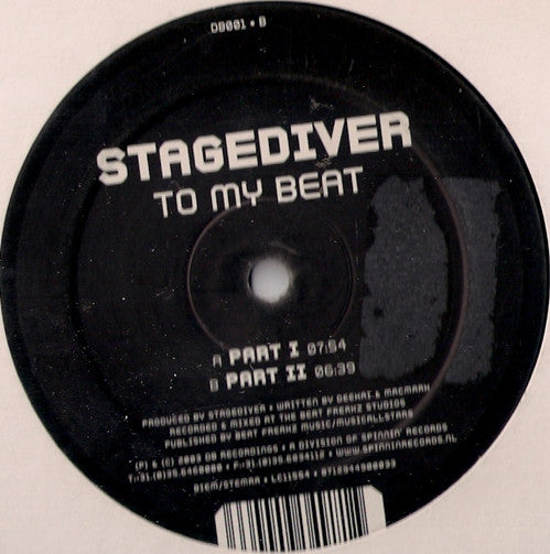 Stagediver : To My Beat (12")