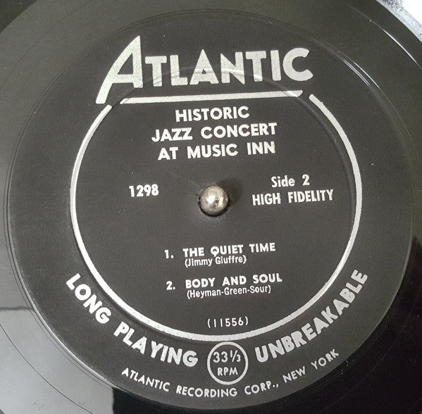 Various : Historic Jazz Concert At Music Inn (LP, Album, Mono)