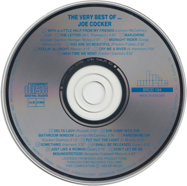 Joe Cocker : The Very Best Of Joe Cocker (CD, Comp)