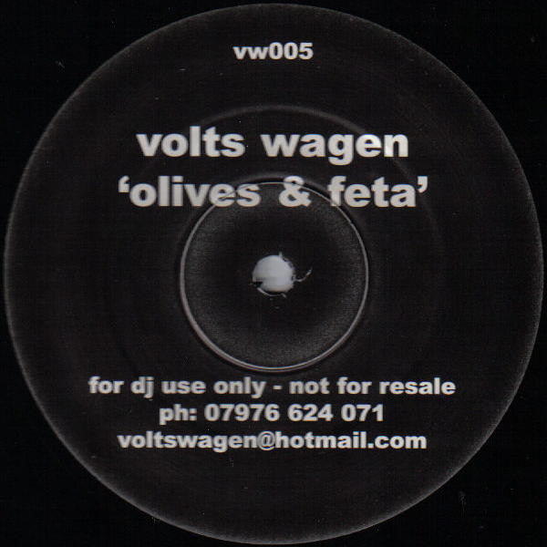 Volts Wagen : Olives & Feta (12", S/Sided)