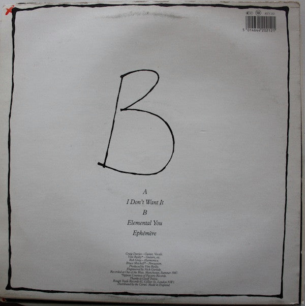 Craig Davies : I Don't Want It (12")