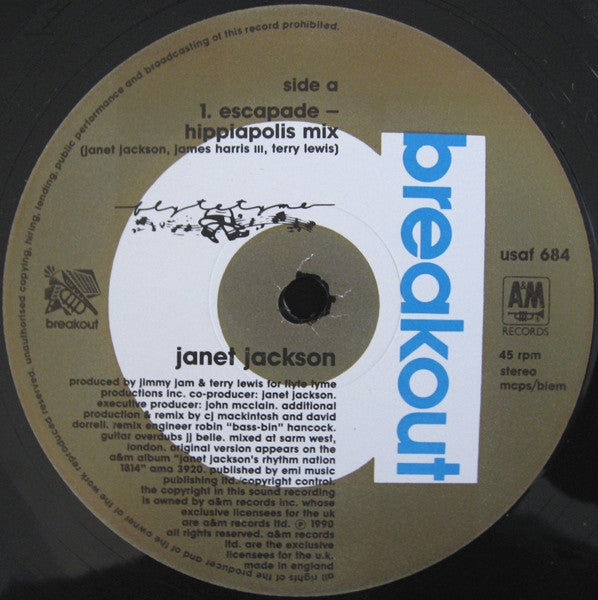 Janet Jackson : Escapade - Remixes (12")