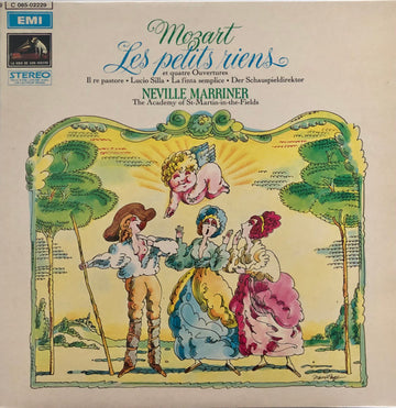 Wolfgang Amadeus Mozart - Sir Neville Marriner Conducting The Academy Of St. Martin-in-the-Fields : Les Petits Riens Et Quatre Ouvertures (LP, Album)