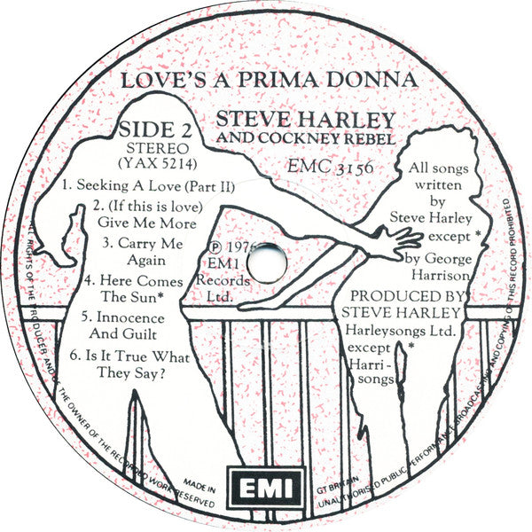 Steve Harley And Cockney Rebel* : Love's A Prima Donna (LP, Album)