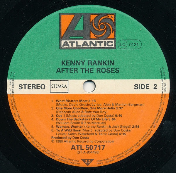 Kenny Rankin : After The Roses (LP, Album)