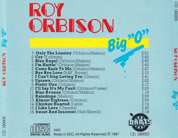 Roy Orbison : Big "O" (CD, Comp)
