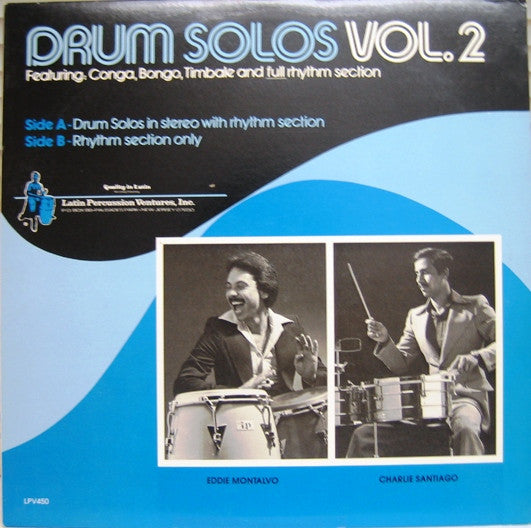 Eddie Montalvo, Charlie Santiago : Drum Solos Vol. 2 (LP, Album)