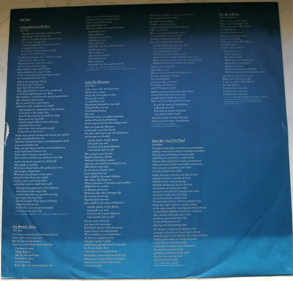 Joan Baez : Blowin' Away (LP, Album)
