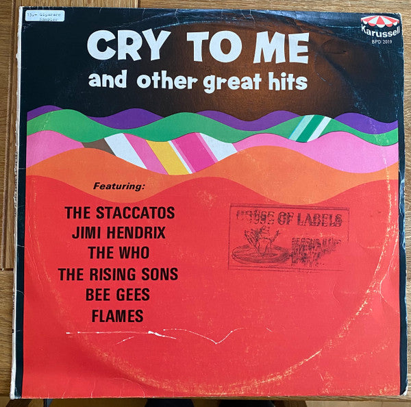 Various : Cry To Me (LP, Comp)