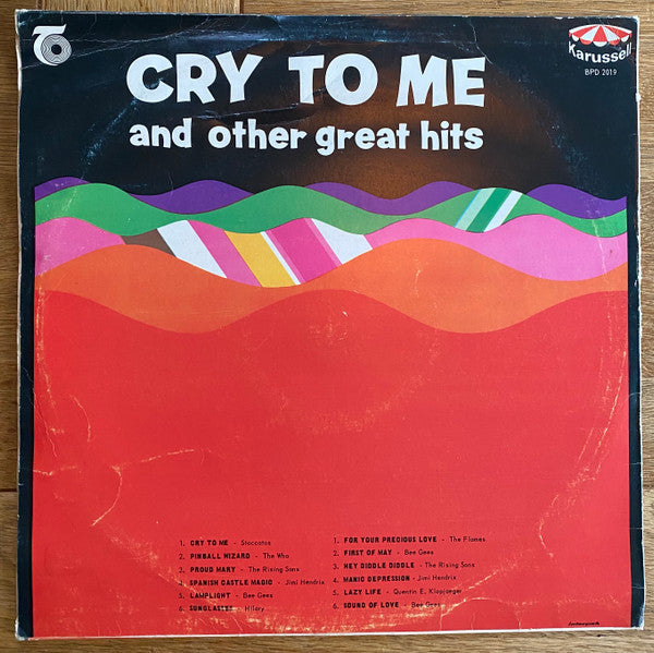 Various : Cry To Me (LP, Comp)