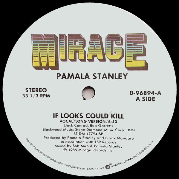 Pamala Stanley : If Looks Could Kill (12", Single)