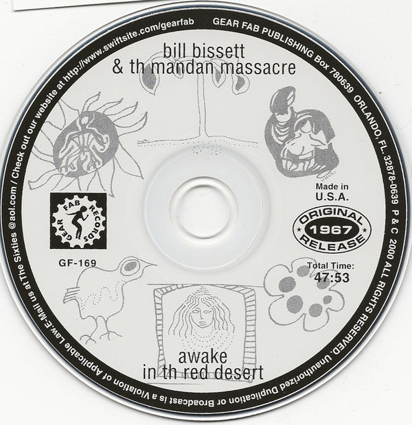 Bill Bissett & Th Mandan Massacre : Awake In Th Red Desert (CD, Album, RE)