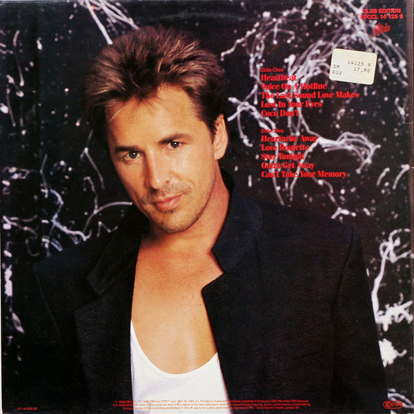 Don Johnson : Heartbeat (LP, Album, Club, Gat)