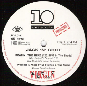 Jack 'N' Chill : Beatin' The Heat / Jack 'N' Chill (12", Promo)