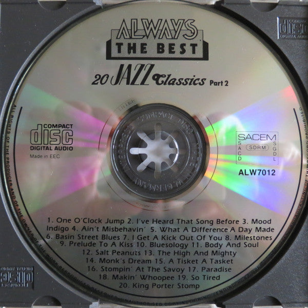 Various : 20 Jazz Classics Part 2 (CD, Comp)