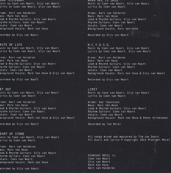 Midnight Motel : Taste Of Life (CD, Album)