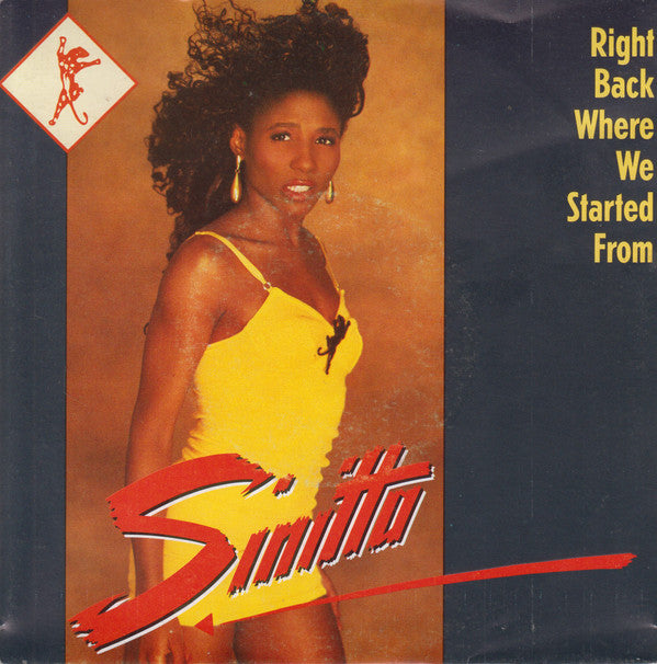 Sinitta : Right Back Where We Started From (7", Single)