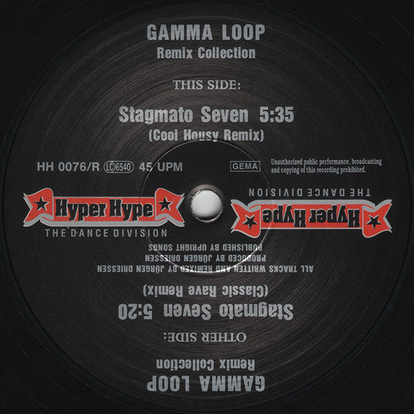 Gamma Loop : The Remix Collection (2x12", Ltd)