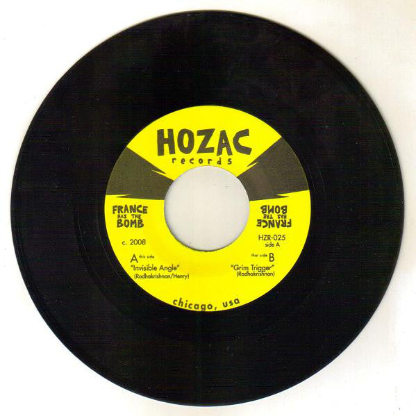 France Has The Bomb : Invisible Angle (7", Single)