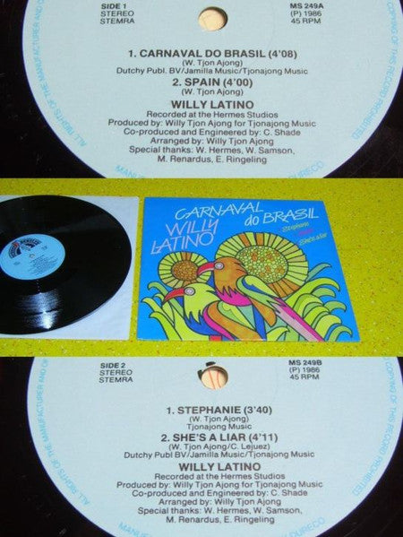 Willy Latino : Carnaval Do Brasil (12")