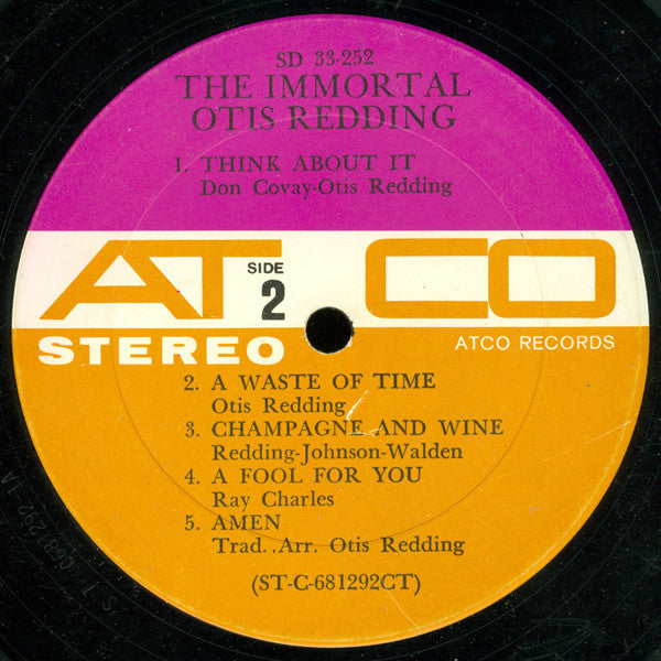 Otis Redding : The Immortal Otis Redding (LP, Album, CT )