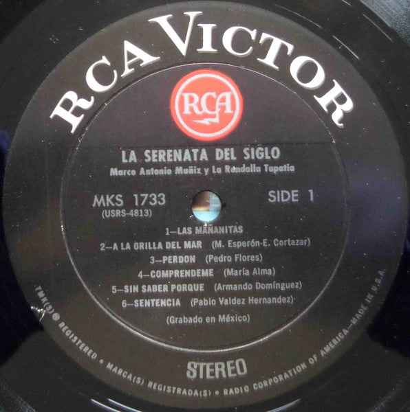Marco Antonio Muñiz Y La Rondalla Tapatía : La Serenata Del Siglo (LP, Album)