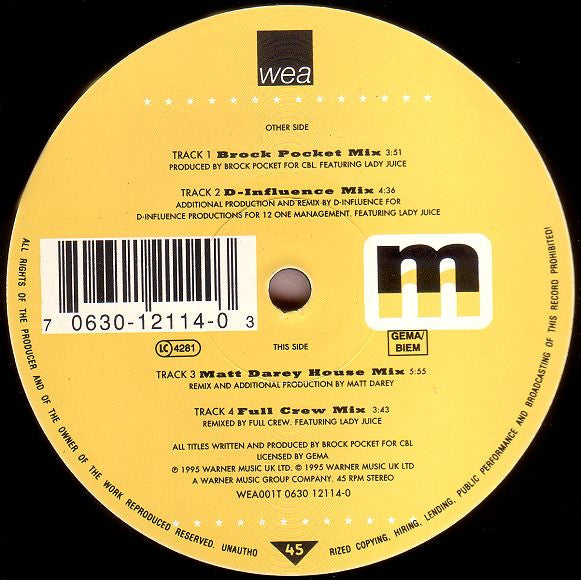 Mark Morrison : Let's Get Down (12")
