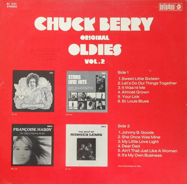 Chuck Berry : Original Oldies Vol. 2 (LP, Comp)