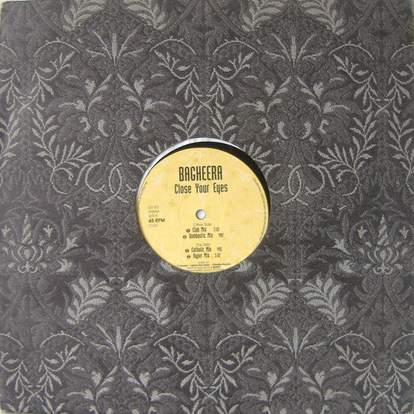Bagheera : Close Your Eyes (12")