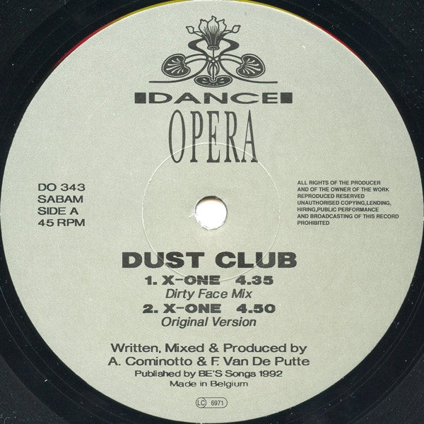 Dust Club : X-One (12")