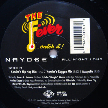 Nayobe : All Night Long (12")