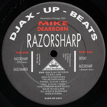 Mike Dearborn : Razorsharp (2x12")