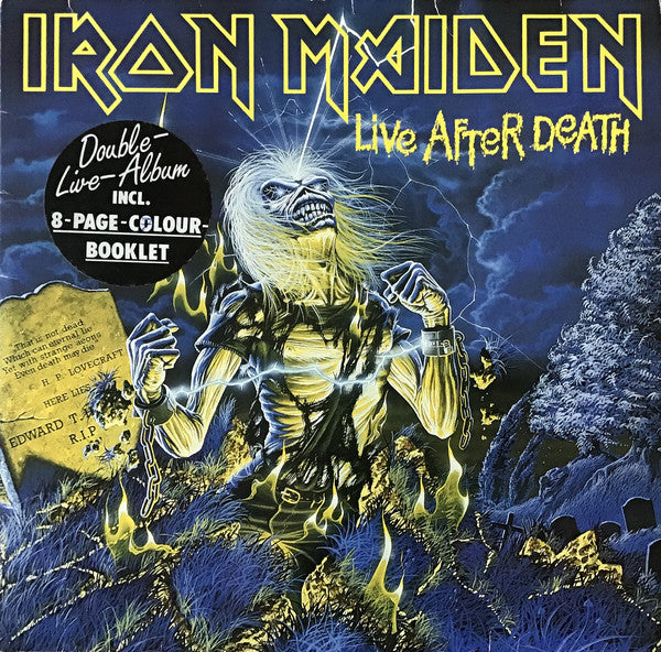 Iron Maiden : Live After Death (2xLP, Album, Gat)