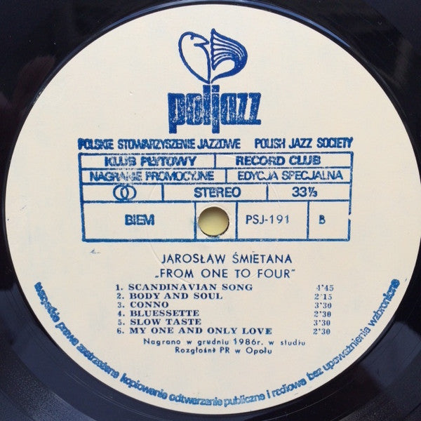 Jarosław Śmietana : From One To Four (LP, Album)