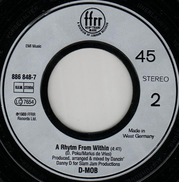 D Mob : Put Your Hands Together (7", Single)