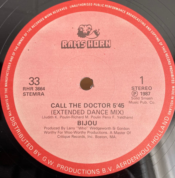 Bijou (5) : Call The Doctor (12")