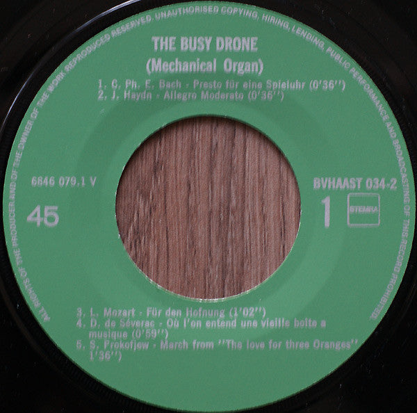 The Busy Drone : Mechanical Organ (LP + 7")