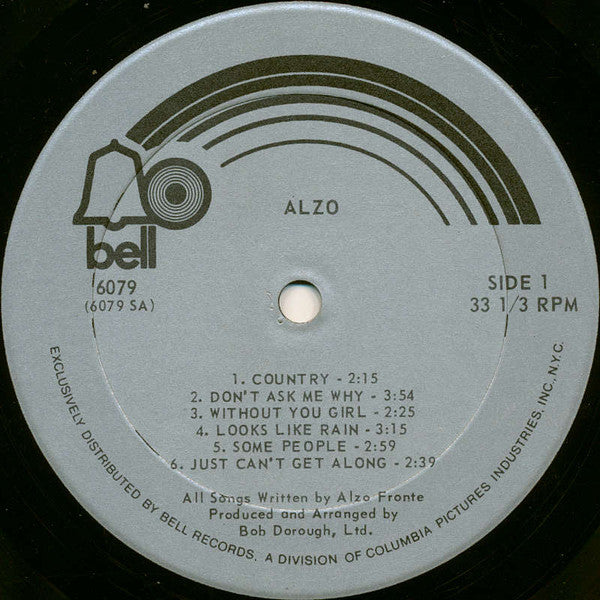 Alzo* : Alzo (LP, Album, RE)