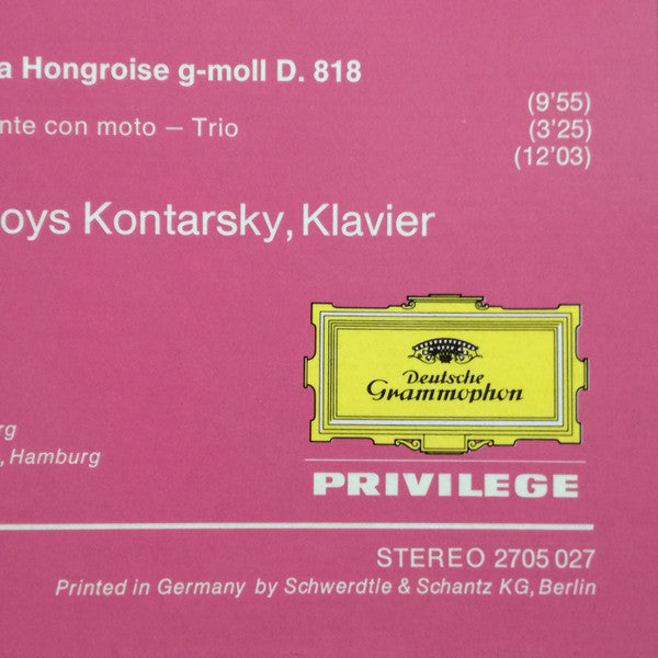 Ludwig van Beethoven, Franz Schubert - Jörg Demus, Norman Shetler, Paul Badura-Skoda, Alfons & Aloys Kontarsky : Klaviermusik Zu Zweit (2xLP, Comp + Box)
