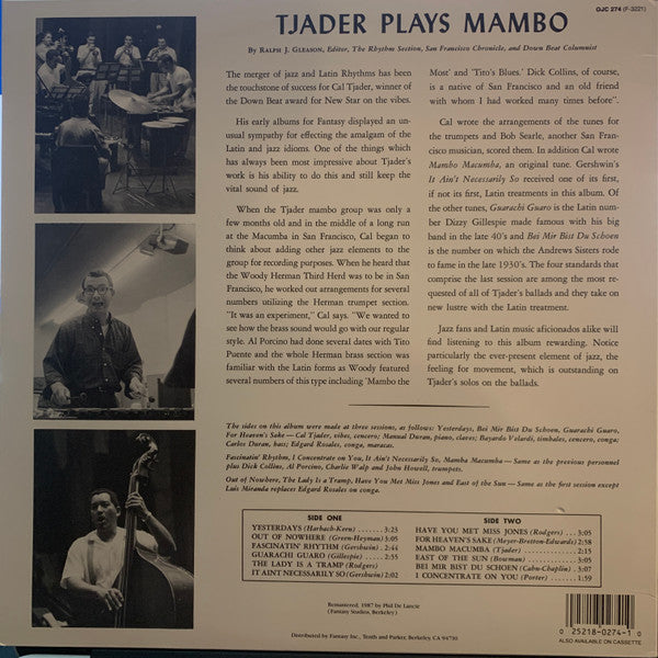 Cal Tjader : Tjader Plays Mambo (LP, Album, RE, RM)