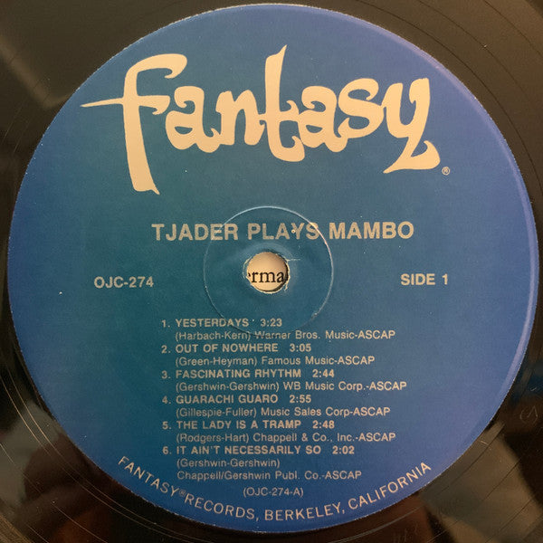 Cal Tjader : Tjader Plays Mambo (LP, Album, RE, RM)